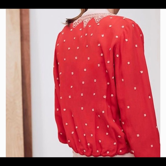 Anthropologie Embroidered Jacket - Picture 6 of 7